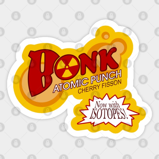 Bonk Atomic Punch OFFICIAL (RED) Sticker by The_RealPapaJohn